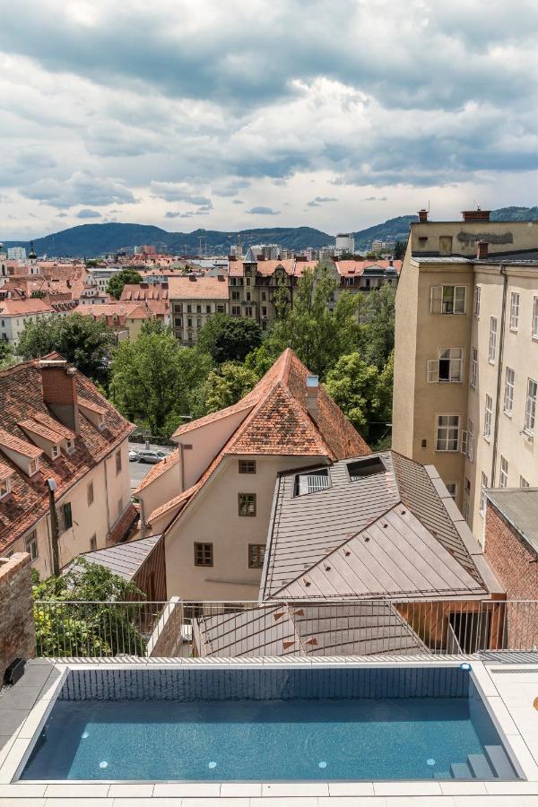 Kai 36 - Hotel Zwischen Fels Und Fluss Graz Luaran gambar View of the house from the north