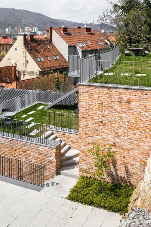 Kai 36 - Hotel Zwischen Fels Und Fluss Graz Luaran gambar The roof terrace