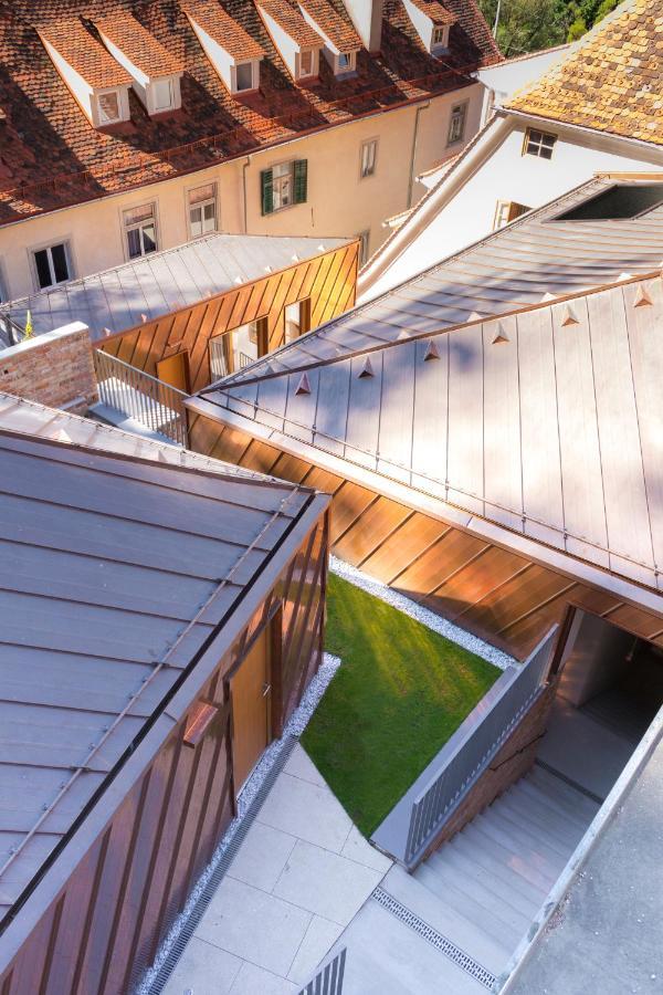 Kai 36 - Hotel Zwischen Fels Und Fluss Graz Luaran gambar Copper roofing